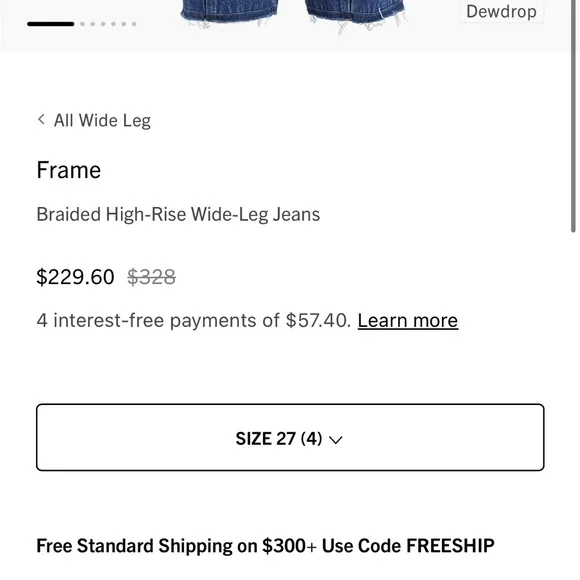 Frame Denim High Rise Blue Jeans - Picture 4 of 14